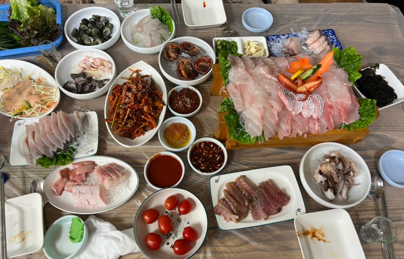 목포 자연산 선어전문점 자유공간 음식점 한상차림 : 네이버 블로그