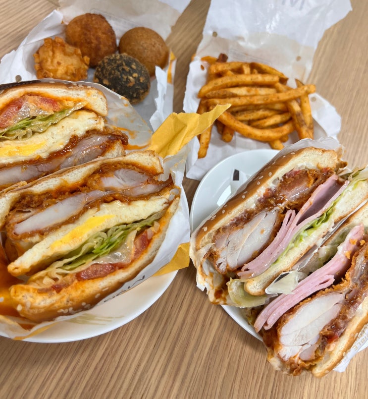 조원동 맘스터치 수원조원점 신메뉴 갈릭바베큐치킨버거세트