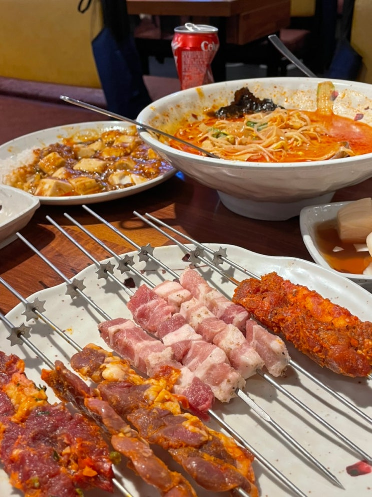  왕십리: 한양대 양꼬치 무한리필 맛집 - 미미램양꼬치