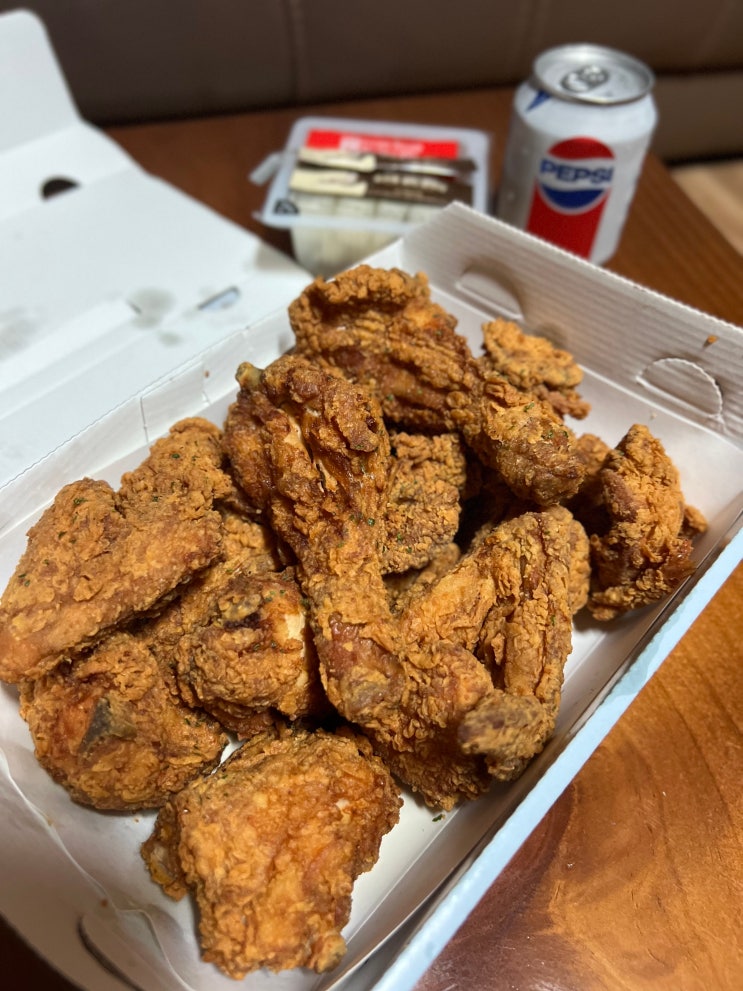  광양 중마동 치킨 맛집) 인싸 치킨 당치땡 육즙킹 트러플 크러스피 치킨 후기