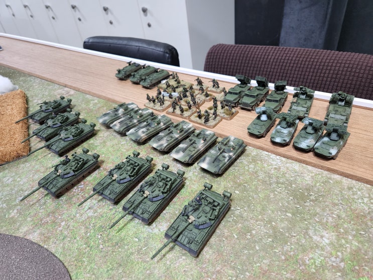  월드워3 팀양키 배틀리포트 - T-80 쇼크 vs M1A1 중대