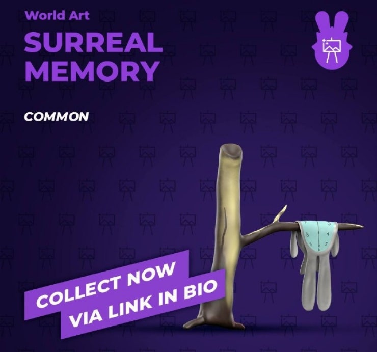  치코앤로코(chikoroko), OpenSea예정, 무료NFT 매일1개 지급, 8월7일 NFT(Gift of the Day) - Surreal Memory
