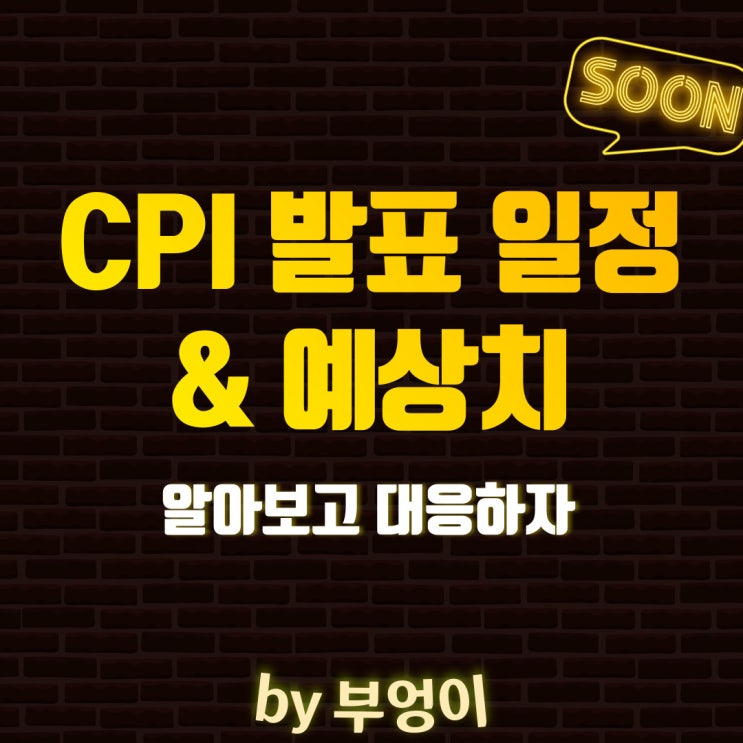 미국 CPI 8월 발표 날짜/시간 및 예상치 (7월 소비자물가지수 일정)