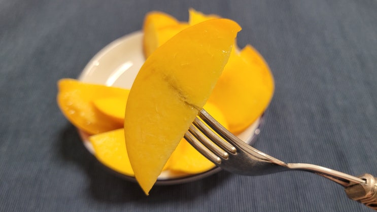  베리타임 망고복숭아 달콤한 맛으로 입맛을 사로잡다