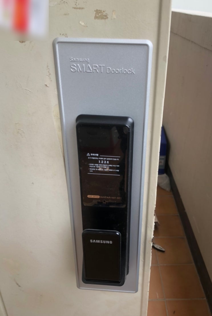  노원구 상계동 상계벽산아파트 삼성 도어락 SHP-DP740 교체 설치