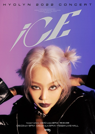 [2022 조이올팍페스티벌]  <b>효린</b>, 9월 3일·4일 <b>단독콘서트</b>... 