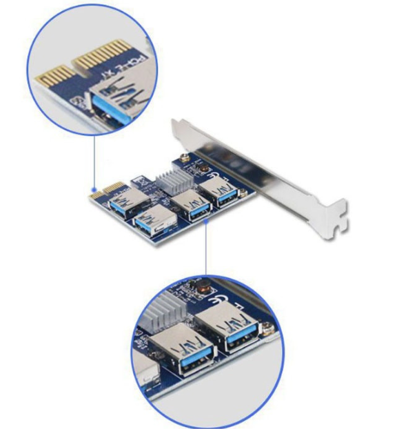  pcie 1to4 확장카드 라이저카드 확장 분배기 내돈내산 솔직 후기 (PCIE 1 to 4 스플리터, 10way, 12way, 채굴 PCIE카드, PCIE분배기)