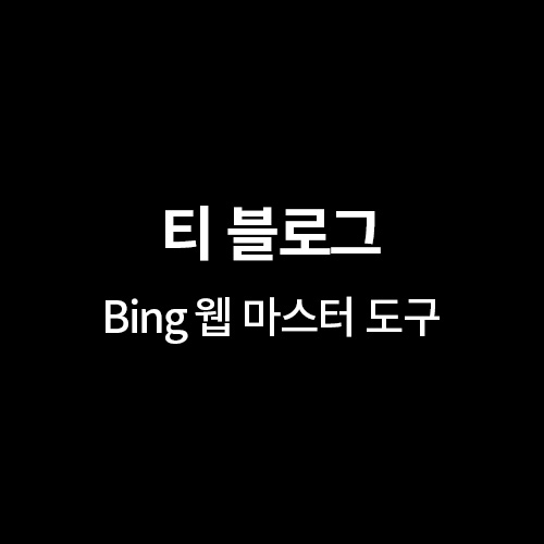  Bing 검색 SEO 최적화를 위한 등록 작업 /Bing 웹 마스터 도구