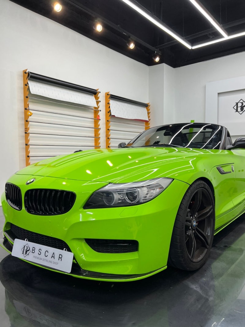 인천 계양구 / 전체 랩핑 / 글로스 라이트 그린 / BMW / Z 모델 / Z4
