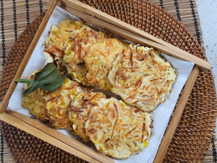  〔 콩나물 전 〕     더워도  맛있는  콩나물 전