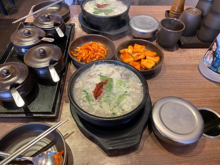  [의왕 포일동] 순대국의 새로운 발견/ 담소 사골 순대, 육개장