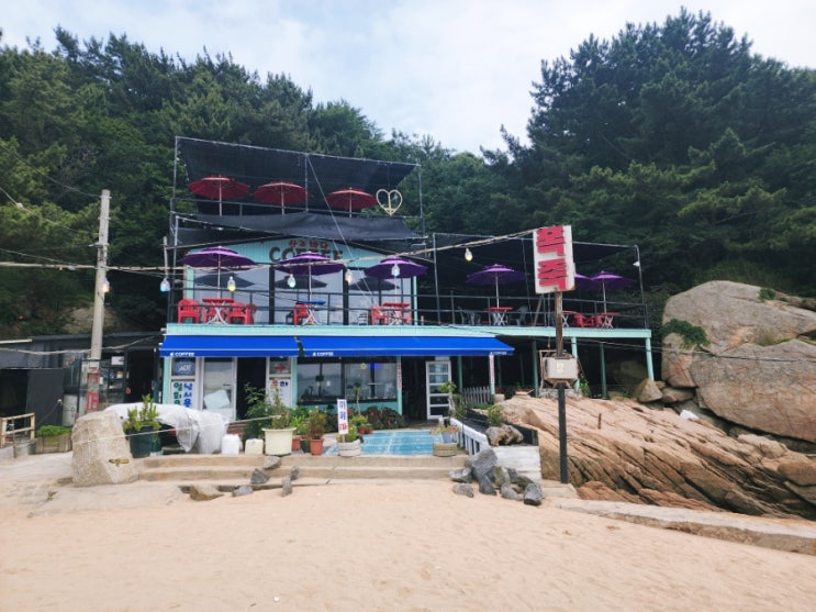  을왕리해수욕장 오션뷰카페 산과바다 (맥주파는 카페)