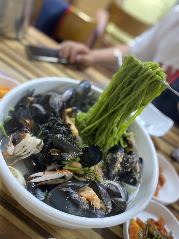  먹거리해물생칼국수 경주 감포 맛집 칼국수