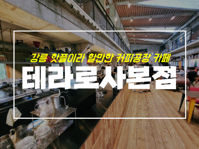 강릉 테라로사 본점 원두 정말 맛있을까 with 테라로사 뜻