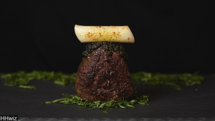  한우 수제 떡갈비 만들기 깻잎 페스토 떡갈비 양념, 다진 소고기 요리