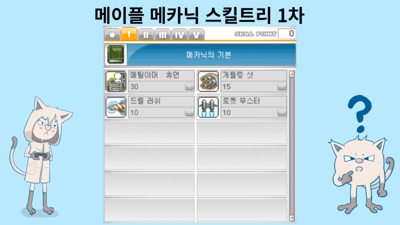 메이플스토리 메카닉 스킬트리! 어빌리티 하이퍼 코어 강화 : 네이버 블로그