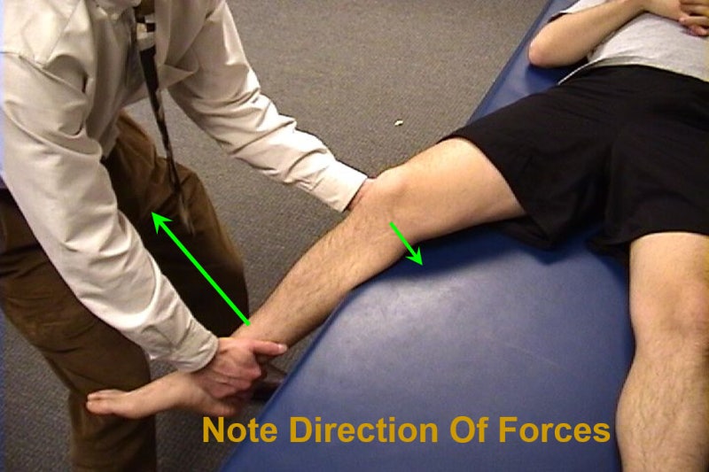 Valgus stress test (Medial stress test) : 밖굽이 긴장 검사 (내측 스트레스 테스트) - 무릎 ...