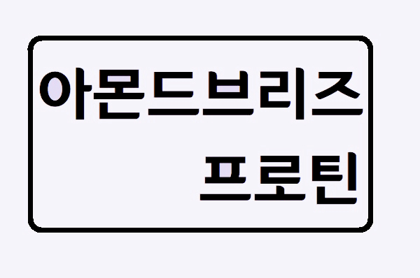  아몬드브리즈 프로틴 맛있는 단백질음료로 건강 채우기