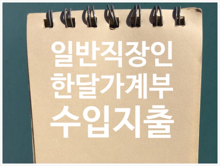  22.07월 4년차 30대 직장인 수입 지출 가계부