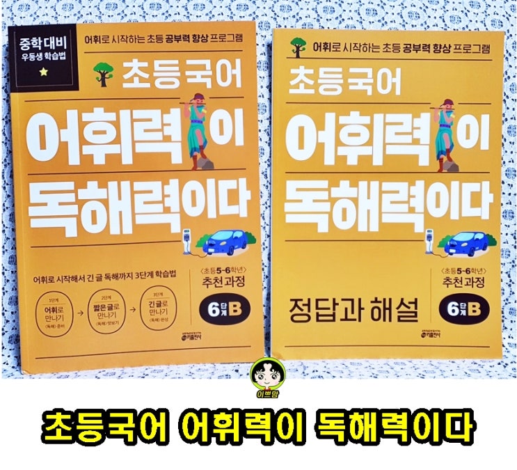  초등국어 어휘력이 독해력이다 6단계 B (초등 5~6학년)