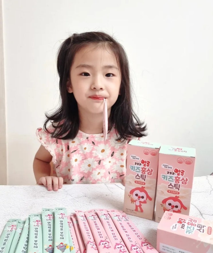  [어린이홍삼] 우리 아이 홍삼, 코코코알루 키즈홍삼 스틱으로 맛있게 챙겨요.