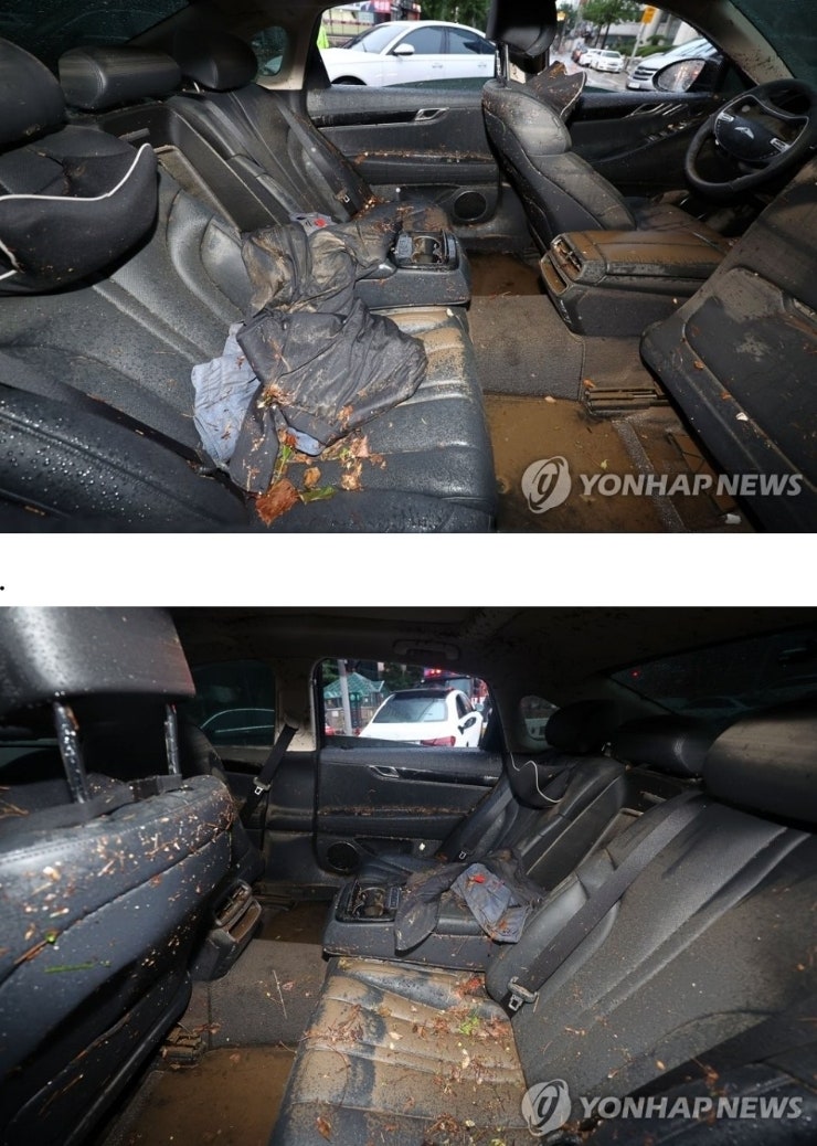  물빠진 오늘아침 강남 상황
