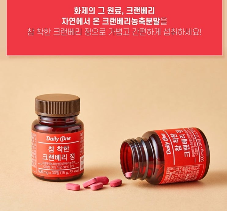  데일리원 참 착한 크랜베리 정 15g