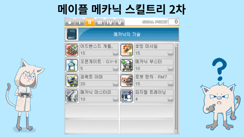 메이플스토리 메카닉 스킬트리! 어빌리티 하이퍼 코어 강화 : 네이버 블로그