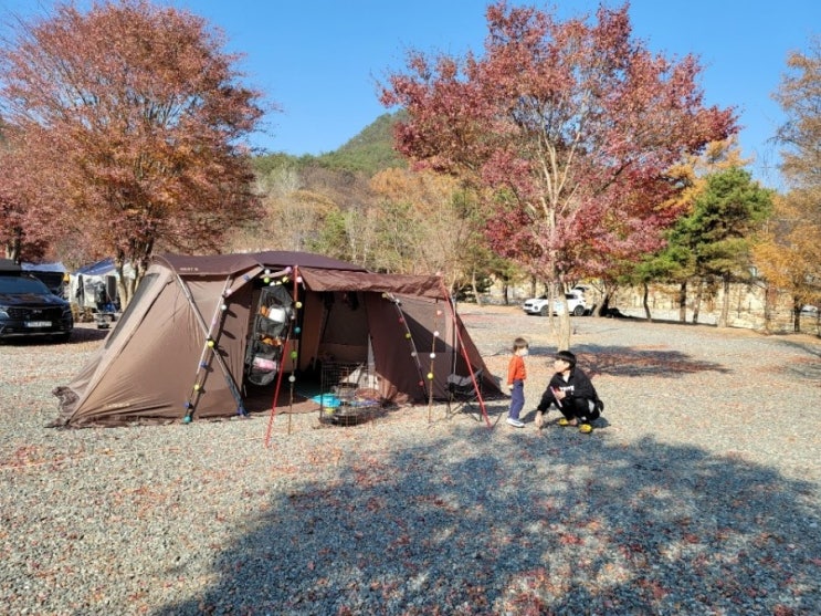  서울에서 가까운 포천 계곡메사캠핑장