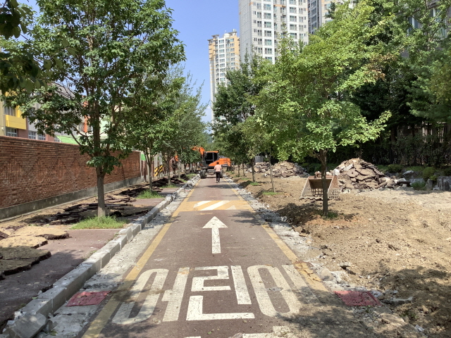  경기도 광명 교육시설안전성평가(조경공사,가로숲길조성)