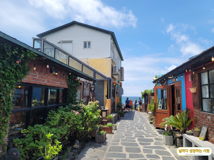  [제주도] 한담해변 앞 고이정 본점 + 바다가 보이는 뷰 좋은 애월 카페 봄날
