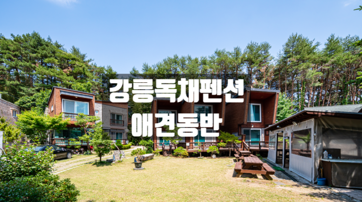  경치좋은 경포해수욕장 인근 독채 강릉독채펜션 (애견동반가능)