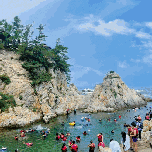  1박2일 삼척여행(한국의 나폴리 장호항/환선굴/강릉 초당할머니순두부/맷돌젤라또)+삼척따봉펜션
