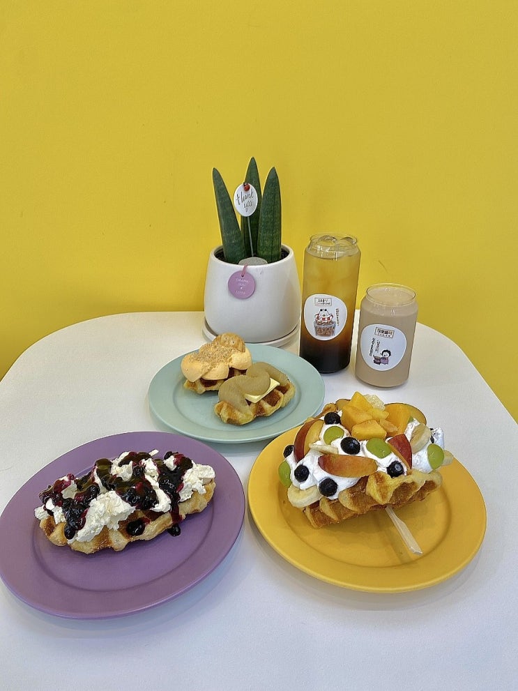  [울산]울산 크로플 맛집/40가지가 넘는 크로플 디저트 카페! 크로플덕 오리아가씨 울산점!