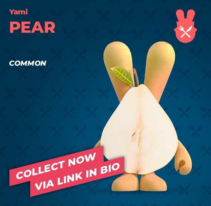  치코앤로코(chikoroko), OpenSea예정, 무료NFT 매일1개 지급, 8월10일 NFT(Gift of the Day) - YAMI - Pear