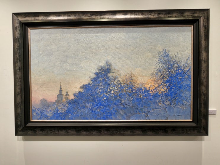 [전시 후기] 갤러리 까르찌나 '러시아 그림으로 만나는 푸른빛' 관람 후기 : 푸른빛이 빚어낸 풍경과 추상의 조우!