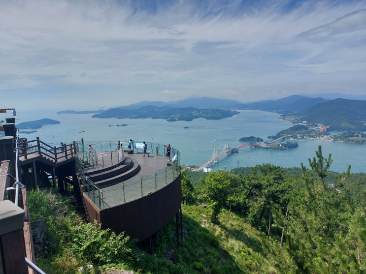 경상남도 사천여행 (삼천포 각산 볼거리 : 각선전망대,각산봉수대,각산정류장)