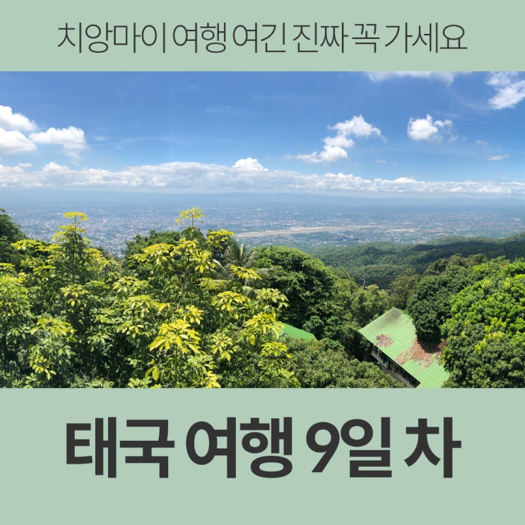  태국 여행 9일차 - 치앙마이, 여긴 꼭 가세요. 도이수텝