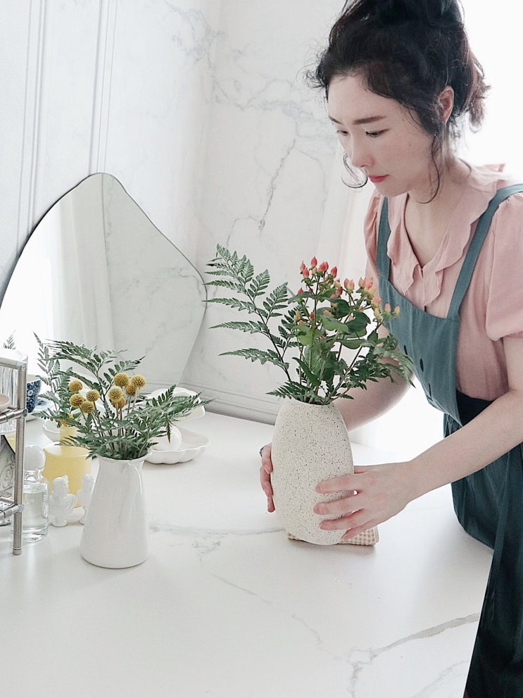  단정하게 살림하고 싶어지는 주방 린넨앞치마