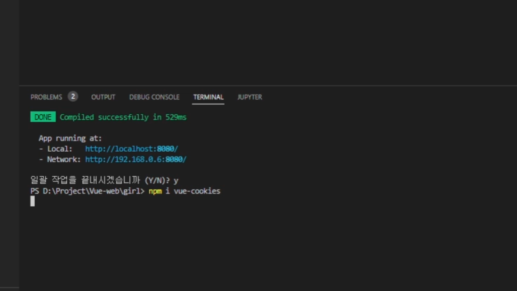 [Vue/CompositionAPI] Cookie에 데이터 저장하고 불러오기, vue-cookies 사용법