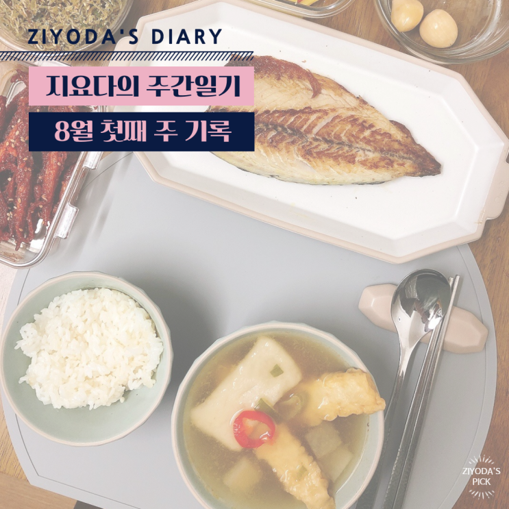  8월 첫째 주 기록 (8/1~8/7_덥고 습했던 이유가 있었네)