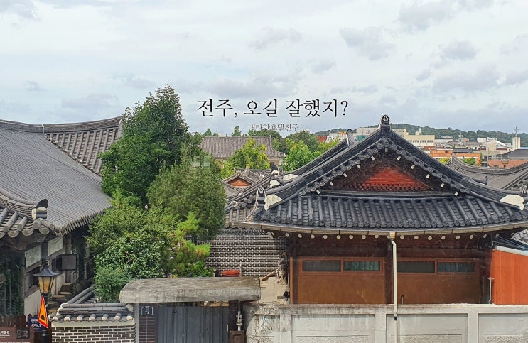  1박2일 - 전주여행 3선(전주 한옥마을 / 자만벽화마을 / 부귀 메타세콰이어길)