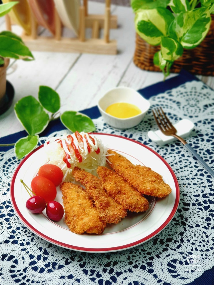  치킨커틀렛 만들기, 수제 치킨까스 닭안심살 요리