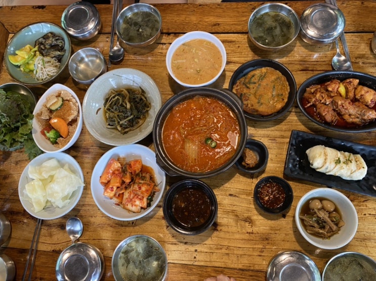  황리단길 한식 맛집 도솔마을