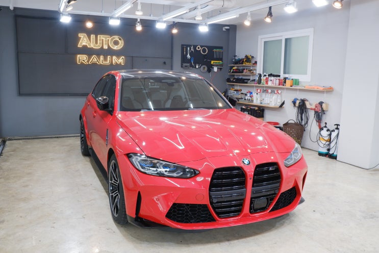  제주 BMW M3 컴페티션 본넷PPF + 앞범퍼PPF  + 헤드라이트PPF + 트렁크 PPF시공