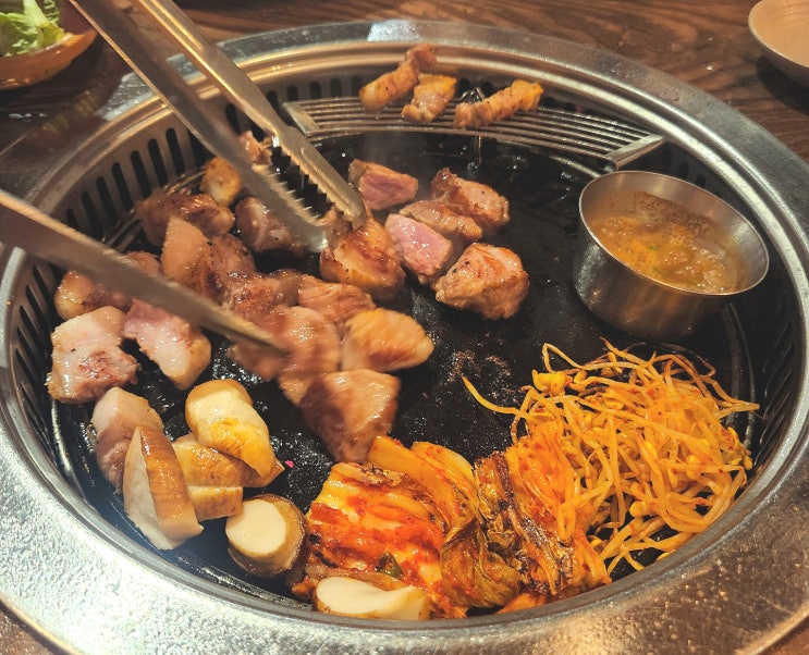 [서울/송파,문정]고기가 너무 담백했던 문정동고기집" 섬맛의공방제주이야기 파크하비오점 "