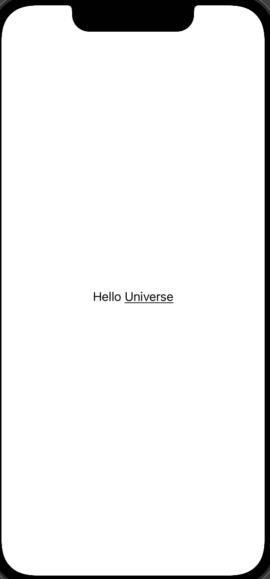  [SwiftUI] AttributedString 으로 부분 underline 구현하기