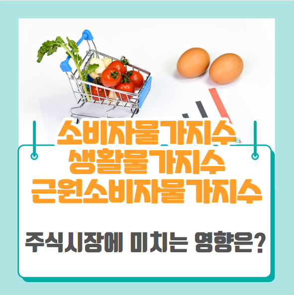  근원소비자물가지수와 소비자물가지수의 개념과 한국, 미국 주식시장에 끼치는 영향