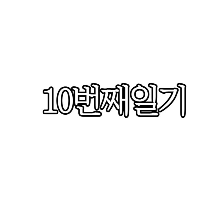  10번째일기