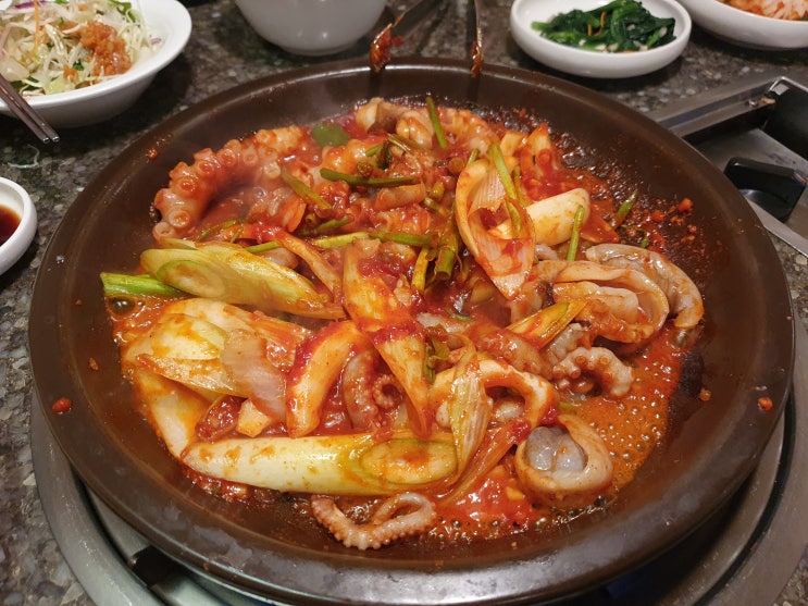  압구정 뱃고동 낙지불고기와 오징어튀김 최고!
